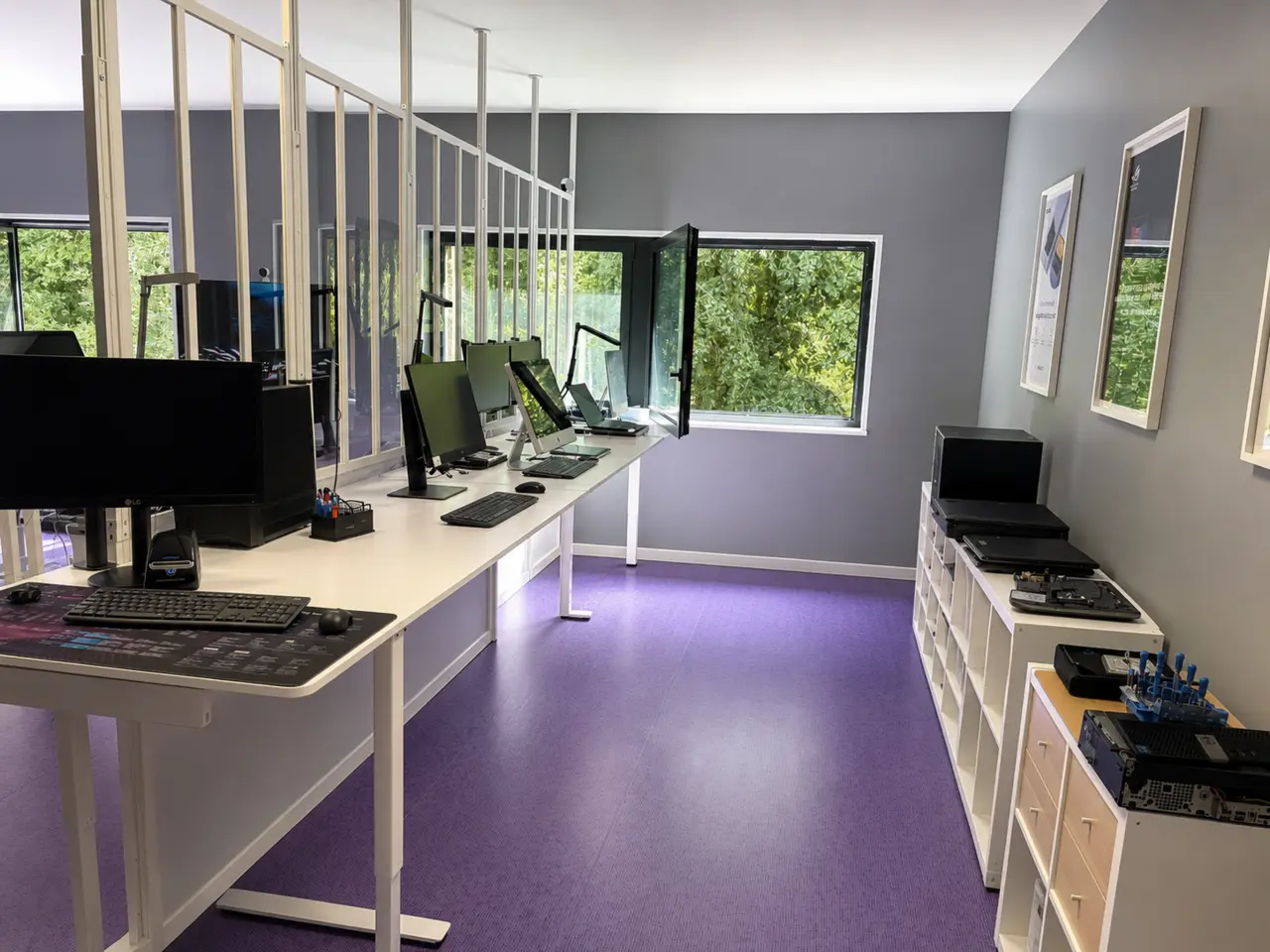 Postes de diagnostic de l’atelier Flypc