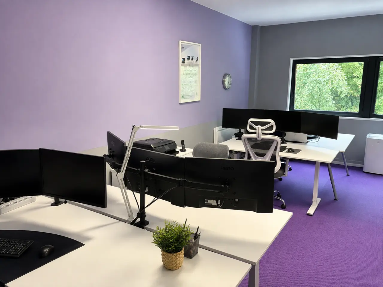 Espace de travail informatique Flypc