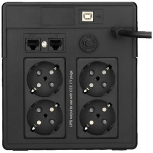 INFOSEC X3 EX LCD USB 1200 alimentation d'énergie non interruptible Interactivité de ligne 1,2 kVA 4 sortie(s) CA