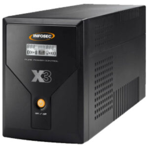 INFOSEC X3 EX LCD USB 2000 alimentation d'énergie non interruptible Interactivité de ligne 2 kVA 4 sortie(s) CA