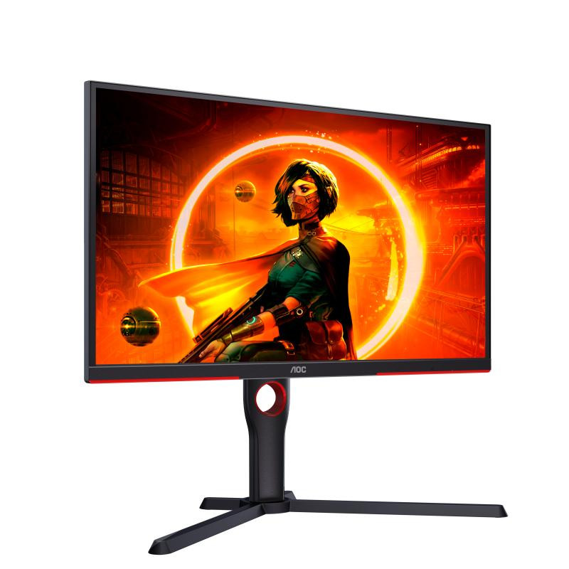 AOC G3 25G3ZM/BK écran plat de PC 62,2 cm (24.5") 1920 x 1080 pixels Full HD Noir, Rouge – Image 5