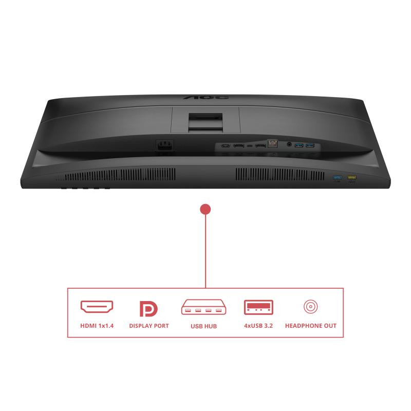 AOC 27E4CV écran plat de PC 68,6 cm (27") 1920 x 1080 pixels Full HD LED Noir – Image 5