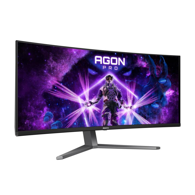 AOC AGON PRO AG346UCD écran plat de PC 86,4 cm (34") 3440 x 1440 pixels Wide Quad HD QD-OLED Noir, Gris – Image 6