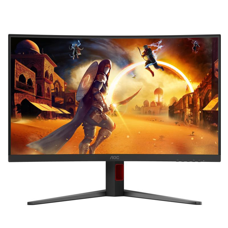AOC G4 C32G4Z écran plat de PC 80 cm (31.5") 1920 x 1080 pixels Full HD LCD Noir, Rouge – Image 3
