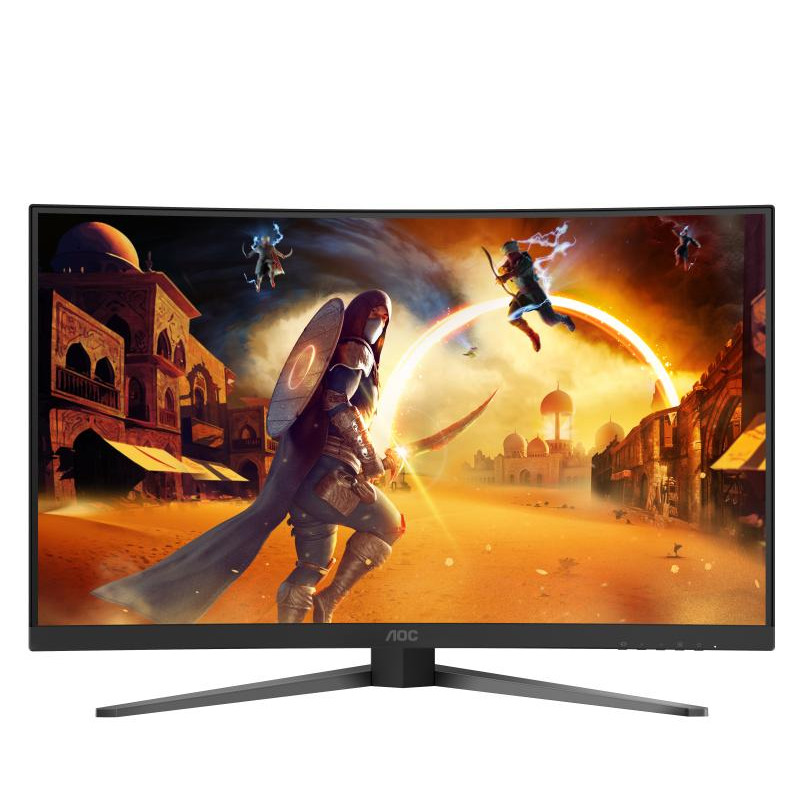AOC G4 C32G4Z écran plat de PC 80 cm (31.5") 1920 x 1080 pixels Full HD LCD Noir, Rouge – Image 4