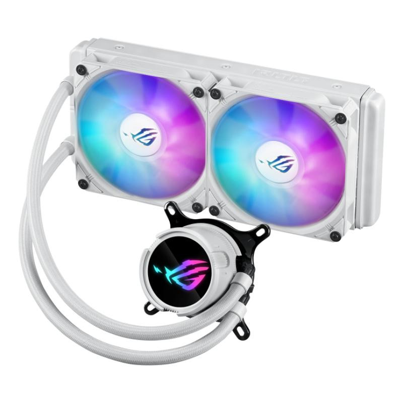 ASUS ROG Strix LC III 240 ARGB White Edition Processeur Refroidisseur de liquide tout-en-un 12 cm Blanc – Image 2