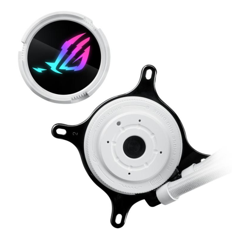 ASUS ROG Strix LC III 240 ARGB White Edition Processeur Refroidisseur de liquide tout-en-un 12 cm Blanc – Image 4
