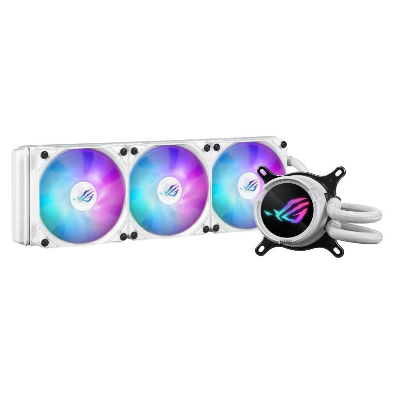 ASUS ROG Strix LC III 360 ARGB White Edition Processeur Refroidisseur de liquide tout-en-un 12 cm Blanc – Image 3