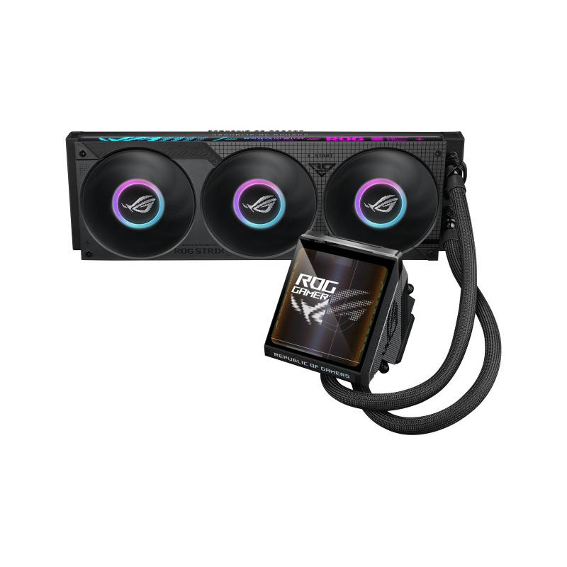 ASUS ROG Strix LC IV 360 ARGB LCD Processeur Refroidisseur de liquide tout-en-un 12 cm Noir – Image 4