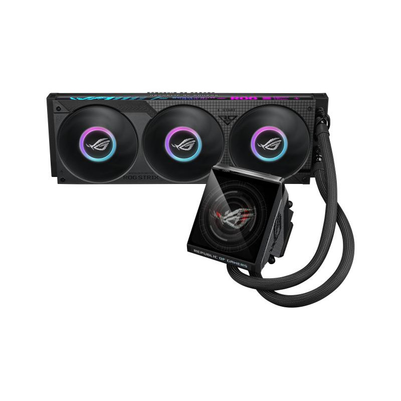 ASUS ROG Strix LC IV 360 ARGB LCD Processeur Refroidisseur de liquide tout-en-un 12 cm Noir – Image 5