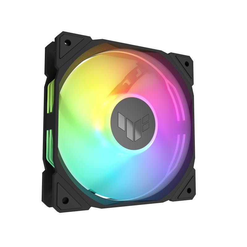 ASUS TUF Gaming TR120 ARGB Reverse Fan - Triple Pack Boitier PC Ventilateur 12 cm Noir – Image 3