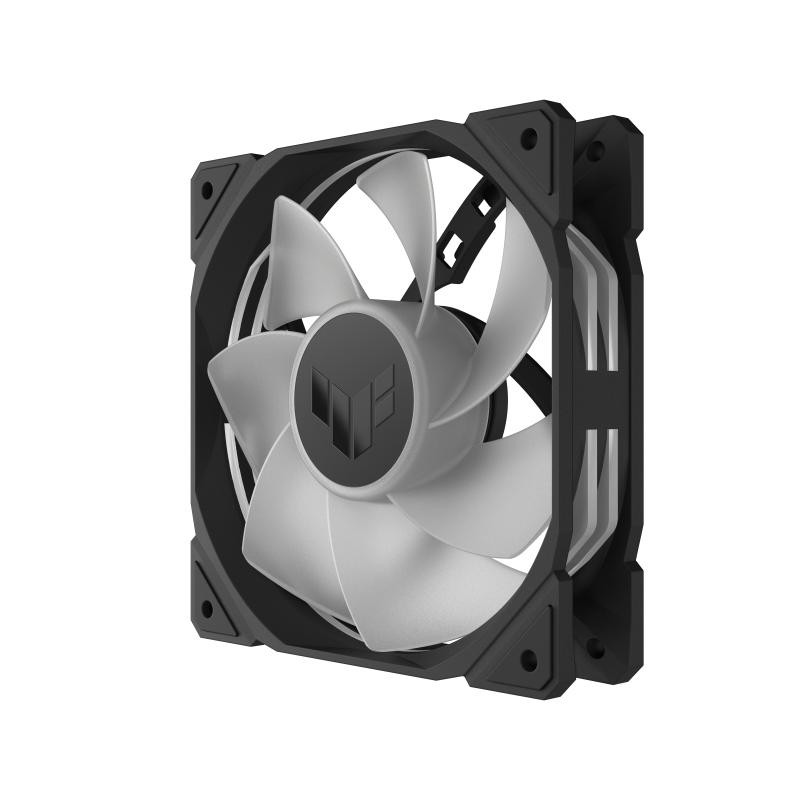 ASUS TUF Gaming TR120 ARGB Reverse Fan - Triple Pack Boitier PC Ventilateur 12 cm Noir – Image 6