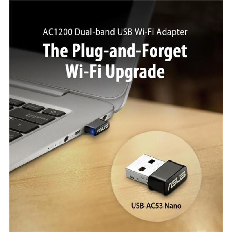 ASUS USB-AC53 Nano - Adaptateur USB Wi-Fi double bande AC1200 – Image 6