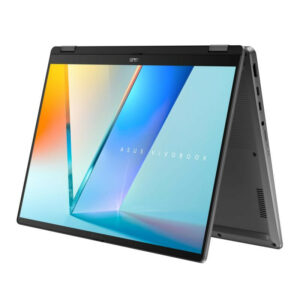 ASUS Vivobook 14 Flip TP3407SA-FLIP-ISCSG235X Copilot+ PC Intel Core Ultra 7 256V Hybride (2-en-1) 35,6 cm (14") Écran tactile WUXGA 16 Go LPDDR5x-SDRAM 512 Go SSD Wi-Fi 7 (802.11be) Windows 11 Pro Gris