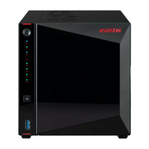 ASUSTOR AS5404T serveur de stockage NAS Intel® Celeron® N5105 4 Go DDR4 0 To ADM Noir