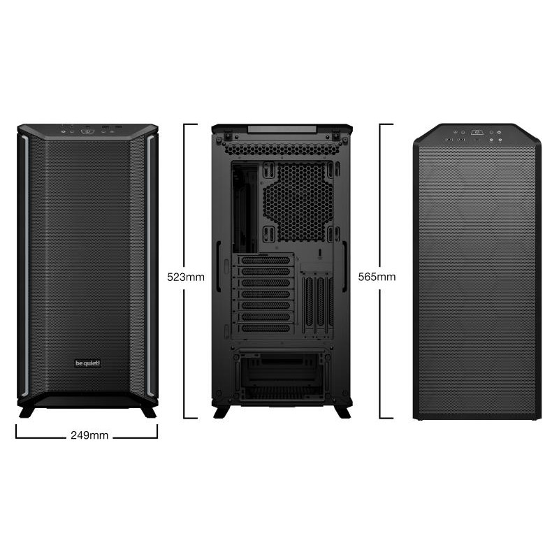 BE QUIET! BE QUIET! DARK BASE 701 Black – Image 2