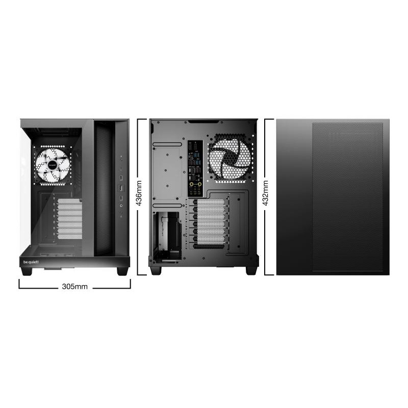BE QUIET! BE QUIET! Light Base 500 LX Black – Image 2
