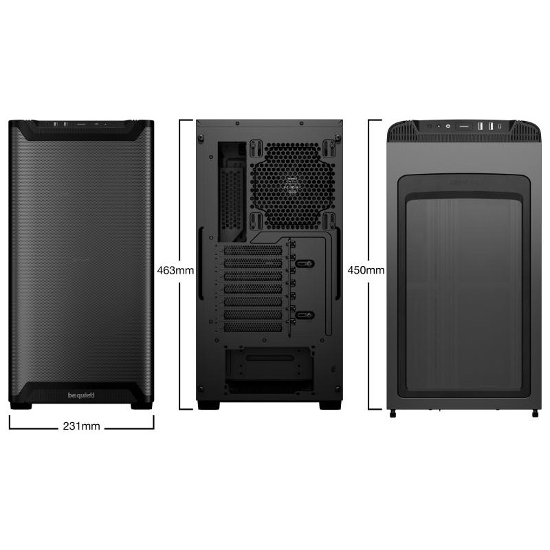 BE QUIET! BE QUIET! PURE BASE 501 Airflow Black – Image 2