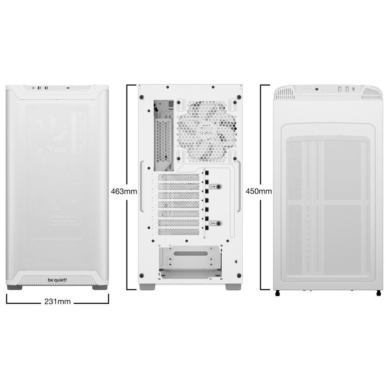BE QUIET! BE QUIET! PURE BASE 501 Airflow White – Image 2