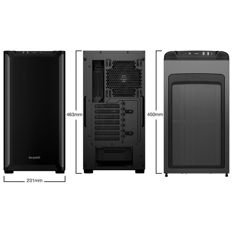 BE QUIET! BE QUIET! PURE BASE 501 Black – Image 2