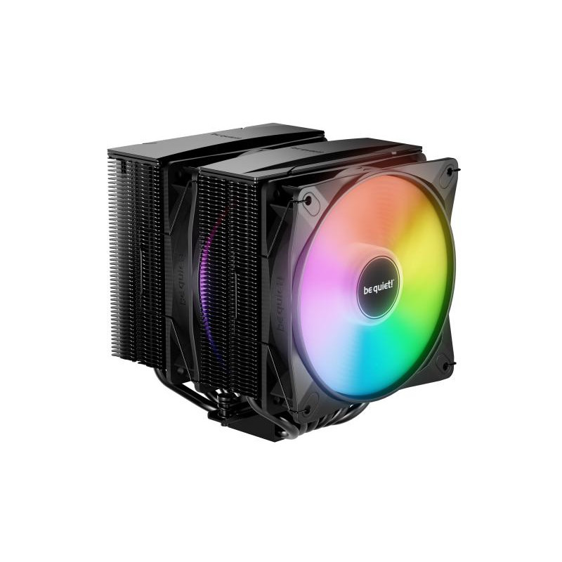 BE QUIET! be quiet! PURE ROCK PRO 3 Black| Ventirad double tour, socket Intel et AMD, finition noire, ARGB