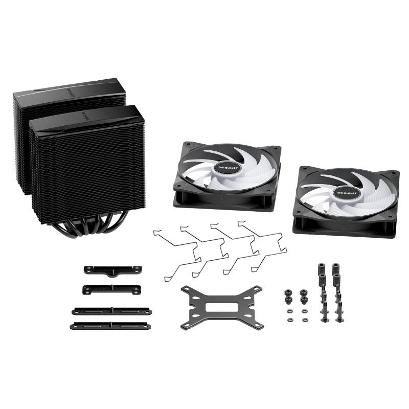 BE QUIET! be quiet! PURE ROCK PRO 3 Black| Ventirad double tour, socket Intel et AMD, finition noire, ARGB – Image 6