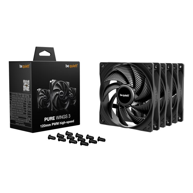 BE QUIET! be quiet! Pure Wings 3 140 mm | Ventilateur PC silencieux high-speed | Pack de 3 – Image 3