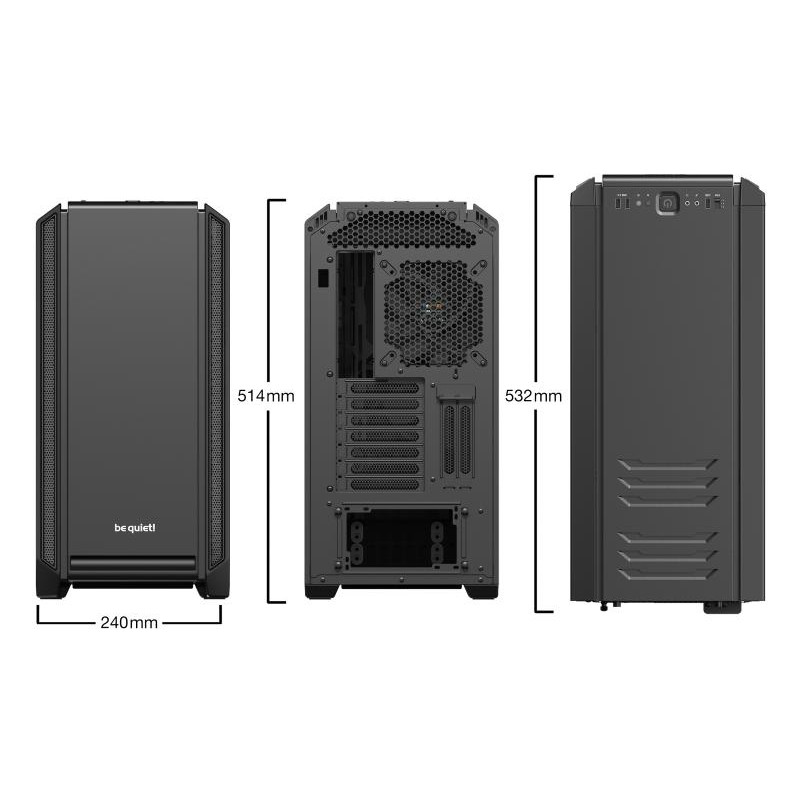 BE QUIET! BE QUIET! Silent Base 601 Window Black – Image 2