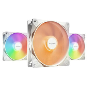 BE QUIET! be quiet! Light Wings LX 120 mm PWM | Ventilateur PC ARGB high-speed White, Pack de 3