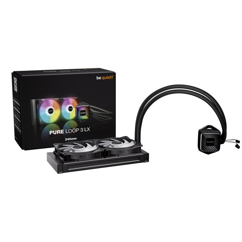 BE QUIET! be quiet! PURE LOOP 3 LX Processeur Refroidisseur de liquide tout-en-un 12 cm Noir 1 pièce(s) – Image 2