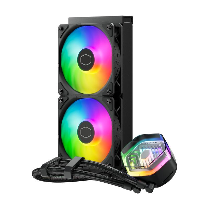 COOLER MASTER Cooler Master MasterLiquid 240 ATMOS Processeur Refroidisseur de liquide tout-en-un 12 cm Noir – Image 2