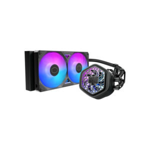 COOLER MASTER Cooler Master MasterLiquid Atmos II 240 VRM Fan Black Processeur Refroidisseur de liquide tout-en-un 12 cm Noir 1 pièce(s)