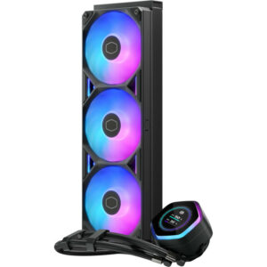 COOLER MASTER Cooler Master MasterLiquid Atmos II 360 LCD Black Processeur Refroidisseur de liquide tout-en-un 12 cm Noir 1 pièce(s)