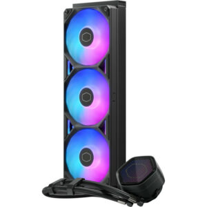 COOLER MASTER Cooler Master MasterLiquid Atmos II 360 Pixel LED Black Processeur Kit de refroidissement du liquide 12 cm Noir 1 pièce(s)