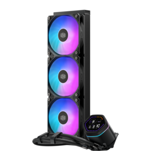 COOLER MASTER Cooler Master MasterLiquid Core Nex Digital Processeur Refroidisseur de liquide tout-en-un 12 cm Noir 1 pièce(s)