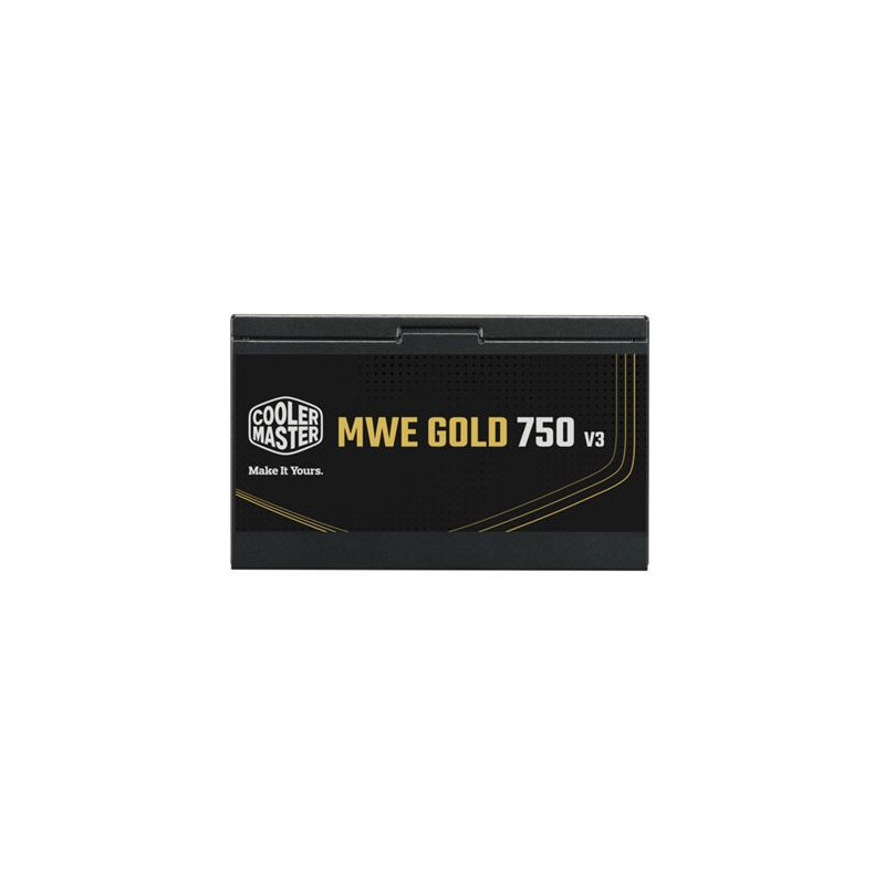 COOLER MASTER COOLER MASTER MWE Gold 750 V3 NonModulaire ATX 3.1 - 80+ GOLD - 750 WATTS – Image 3
