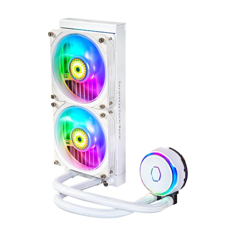COOLER MASTER Cooler Master MasterLiquid PL240 Flux White Edition Boitier PC Refroidisseur de liquide tout-en-un 12 cm Blanc – Image 4