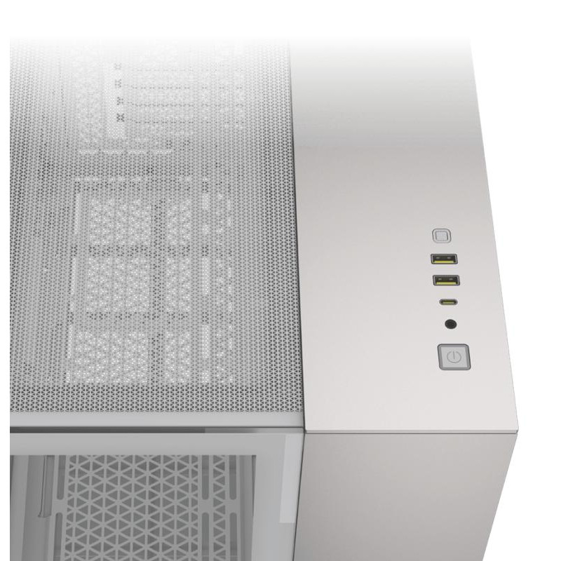 CORSAIR 2500X mATX PC Case, Black/Obsidian Aluminum – Image 2
