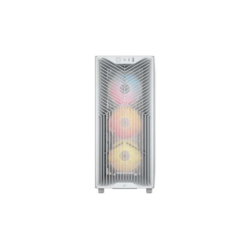 CORSAIR 3200D RS ARGB Mid-Tower Performance Case White – Image 2