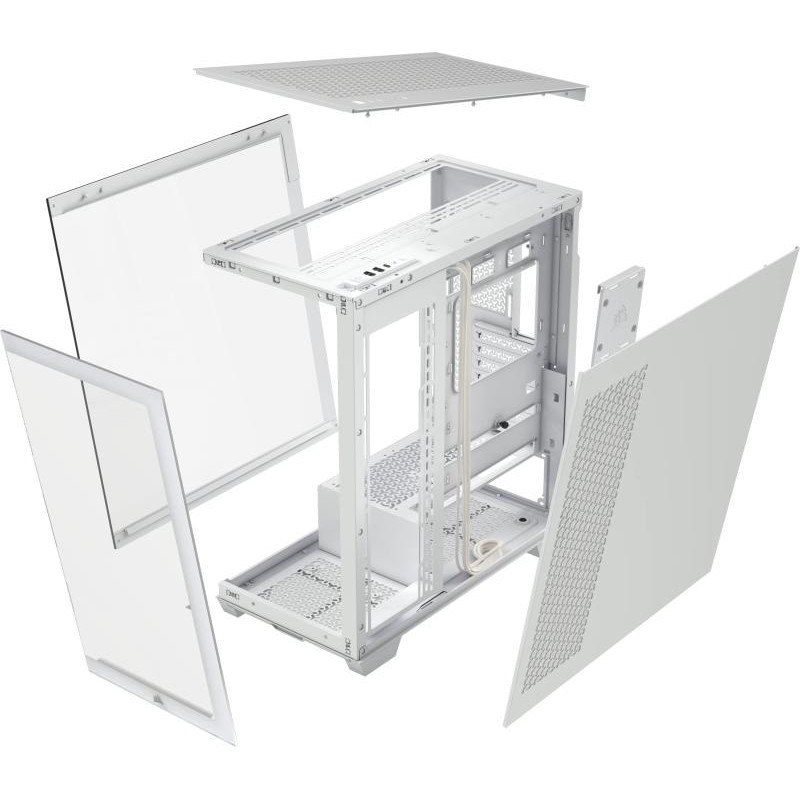 CORSAIR 3500X Mid-Tower PC Case, White – Image 6