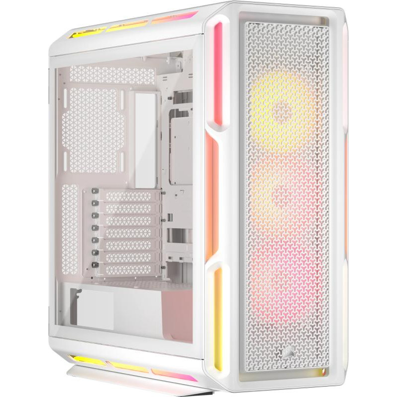 CORSAIR 5000T LX RGB Tempered Glass MT Blanc – Image 2