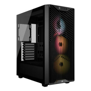 CORSAIR 3200D RS ARGB Mid-Tower PC Case, Black