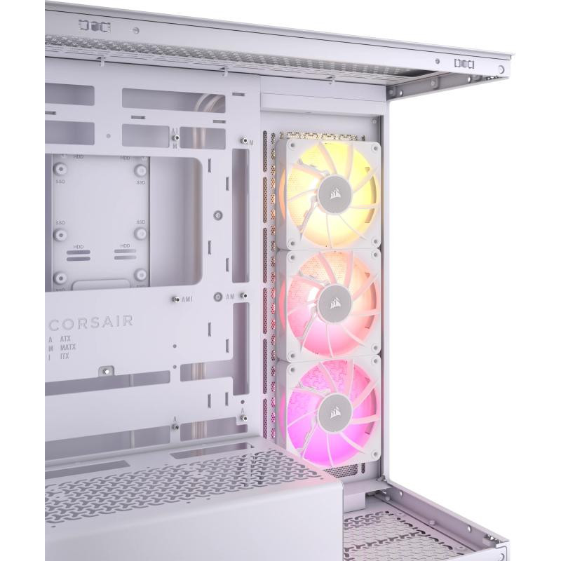 CORSAIR iCUE LINK 3500X RGB Mid-Tower PC Case, White – Image 3