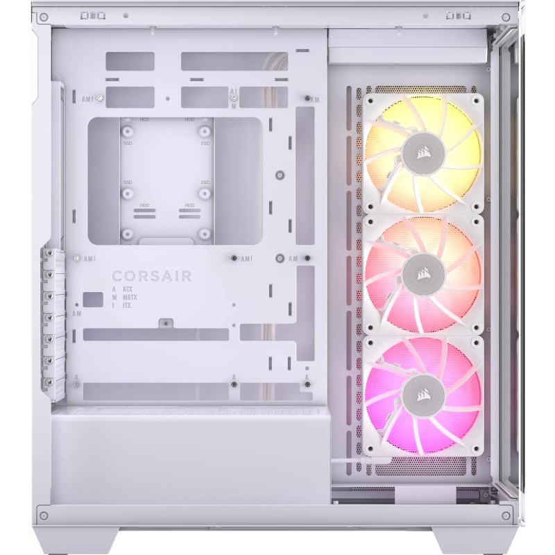 CORSAIR iCUE LINK 3500X RGB Mid-Tower PC Case, White – Image 4
