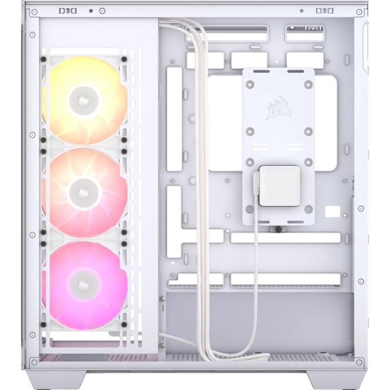 CORSAIR iCUE LINK 3500X RGB Mid-Tower PC Case, White – Image 5