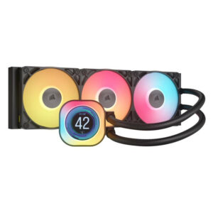 CORSAIR iCUE LINK TITAN 360 RX LCD Processeur Refroidisseur d'air 12 cm Noir 1 pièce(s)