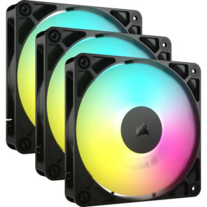 CORSAIR RS120 ARGB Boitier PC Ventilateur 12 cm Noir 3 pièce(s)