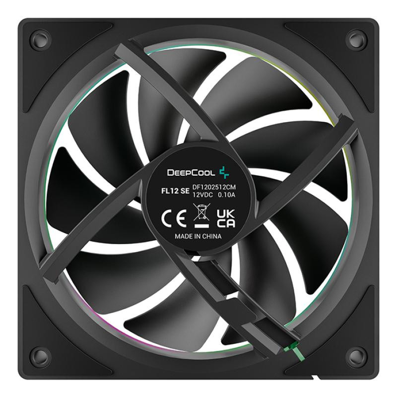 DEEPCOOL FL12 SE Boitier PC Ventilateur 12 cm Noir 1 pièce(s) – Image 3