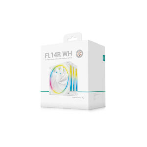 DEEPCOOL FL14R Boitier PC Ventilateur 14 cm Blanc 3 pièce(s)