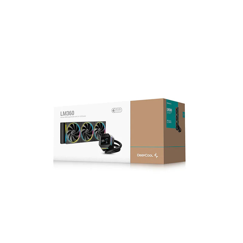 DEEPCOOL LM360 Processeur Kit de refroidissement du liquide 12 cm Noir 1 pièce(s) – Image 2
